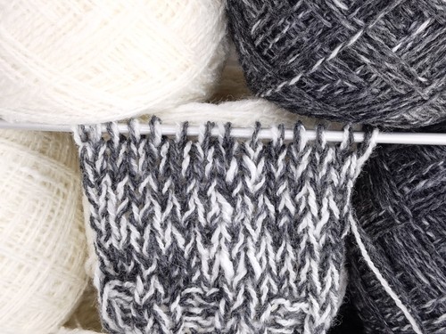 500 tweed schwarz - 500, tweed-schwarz-weiss