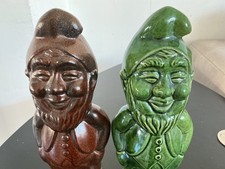 2 alte Gartenzwerg / Zwerge