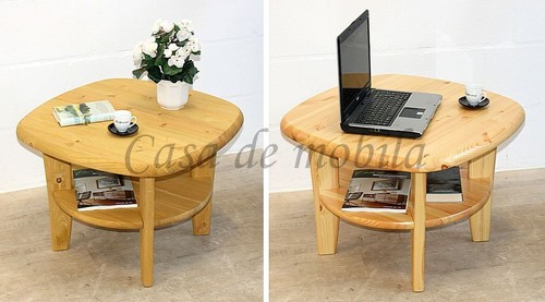 Massivholz couchtisch 74x74cm - massivholz,