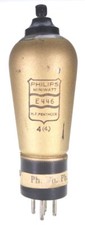 E446 = H4128D = SP4 = RENS1284 Philips Radio Röhre Tube well tested #2018