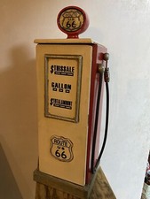 kleiner Schrank, Retro, Vintage, Route 66, Zapfsäule, Tankstelle, Holz
