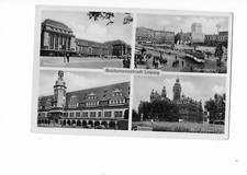 K58 AK Reichsmessestadt Leipzig Mehrbildkarte ungelaufen ca. 1940