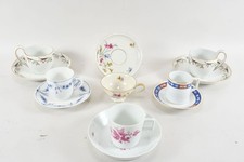 C25H19- Konvolut Porzellan Mokka Tässchen UT ua Höchst B&G Hutschenreuther 