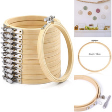 Stickrahmen Bambus 10cm 12