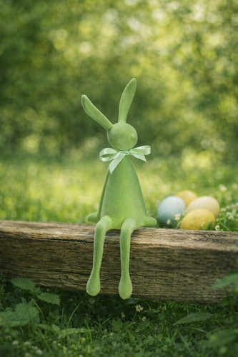 Neu hase sitzend - sitzend, mit