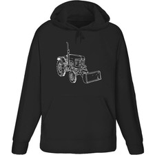 Hoodie / Kapuzenpullover "Traktor mit Baggeraufsatz" für Erwachsene (HO048493)