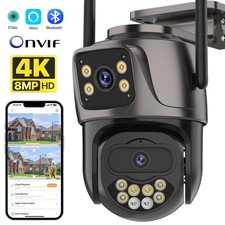 4K/8MP WiFi IP Kamera Outdoor mit Dual-Objektiv, PTZ, Menschliche Erkennung
