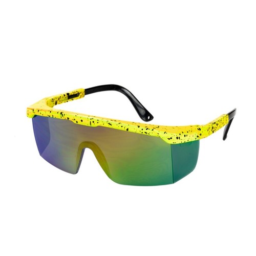 Brille neongelb karneval - brille,