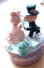 Enesco Spieluhr Spieldose Mäuse Hochzeitspaar - Hochzeitsmarsch Mendelssohn