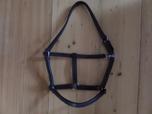 Lederhalfter neu dunkelbraun - lederhalfter,