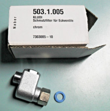 KLUDI Naber Schmutzfilter für Eckventil Chrom Wasserhahn Anschluss 3/8"