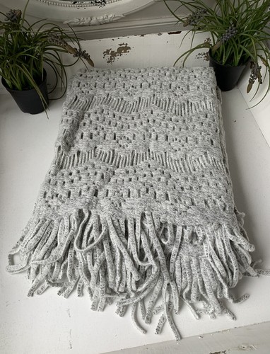 Kuscheldecke melia strick - strick, hell