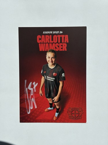 Carlotta wamser signiert - carlotta,
