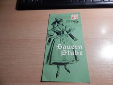 DDR Speisekarte Interhotel