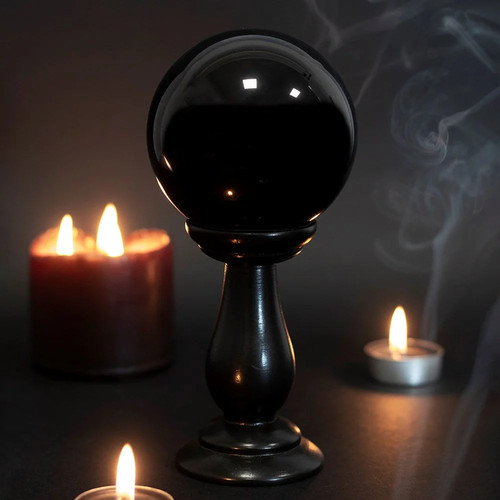Gothic schwarze kristallkugel - gothic,