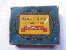 Blechdose Zigarettendose A. Batschari Tribuna