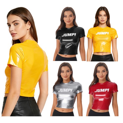 Damen metallisches shirt - metallisches, t-shirt