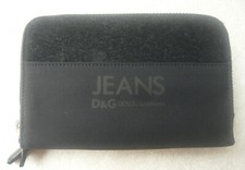 DOLCE & GABBANA J&ANS Portemonnaie unbenutzt schwarz anthrazit Brieftasche Börse