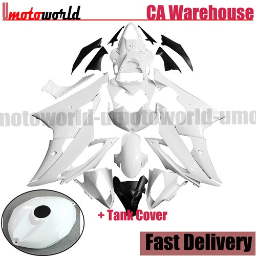 Unpainted fairing kit - fairing, tank