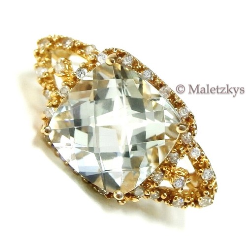 Prasiolith diamant grüner - diamant,