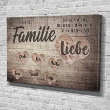 Leinwand Familien Liebe