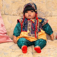 Künstlerpuppe, Carlos Götz, Größe ca. 55 cm