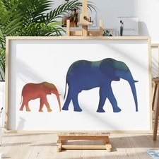 Elefant Safari v4 Schablone