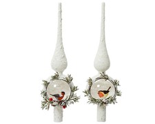 1 Christbaumspitze Glas 31cm -