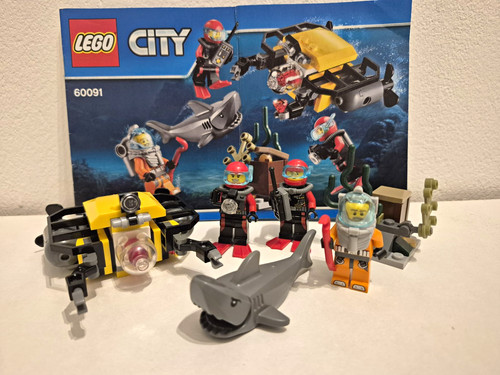 Lego city 60091 tauchboot set - city,