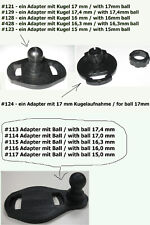 Halterung Handy Adapter kompatibel mit VW Up Skoda Citigo Mii Ibiza bis 2017