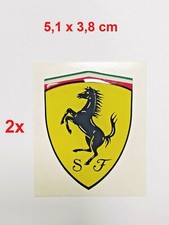 2x OEM Ferrari Horse Emblem Pferd 3D Aufkleber small sticker 95992897 