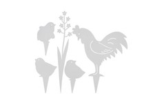 Ostern Huhn Hahn Küken Blüte