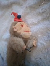 Altes mechanisches Spielzeug  Trommelnder Affe Max Carl?50er Jahre Ohne Trommel 