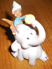 Bullyland -  Elefant mit reitender Maus/ ca. 8,5cm hoch