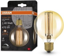 Osram Vintage 1906 LED Globe 80 Lampe 5.8W E27 Glühbirne dimmbar Leuchtmit