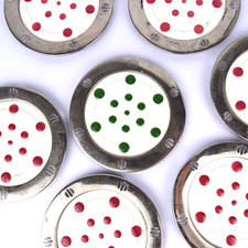 7x WMF Untersetzer, Steingut