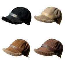 Damen Wildleder Basecap Winter