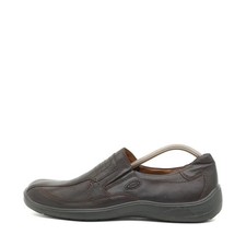 Jomos Herren Aircomfort Schuhe Braun Leder Atmungsaktiv Komfort Slipper EU 42