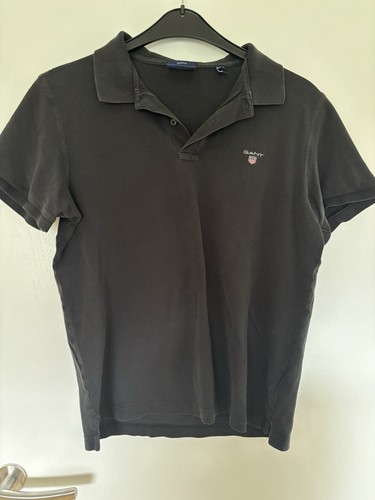 Herren poloshirt gant schwarz - herren,
