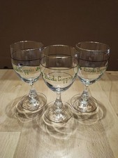 Irish Coffee Gläser 3 Stück Grünes Kleeblatt Goldrand Vintage 70er Jahre