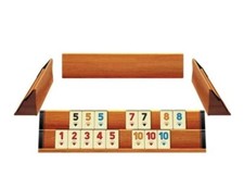 ORGINAL FLASH OKEY Holz Rummikub  OKEY mit Melamin Steine AHSAP OKEY TAKIMI