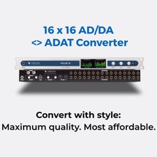 Ferrofish Pulse16 mit ADAT I/O 16 x 16 AD/DA ADAT Converter  B - Stock