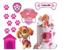 Paw Patrol Ryder Hunde Essbar Tortenaufleger Torte Geburstag Zuckermasse +NAME