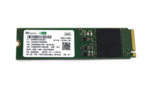 Hynix bc501 256 - gb, m.2
