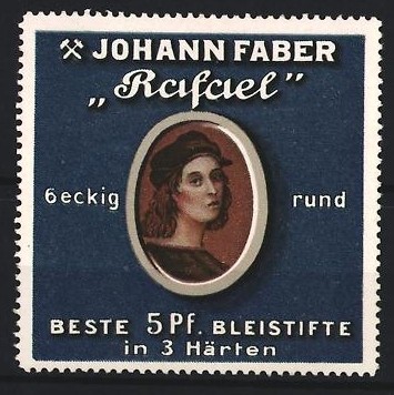 Reklamemarke johann faber - johann,