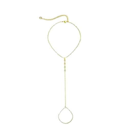 Handkette gold oberarmreif - handkette,