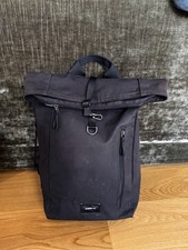 Rucksack Sandqvist Dante Metal Hook Black mit Black Webbing