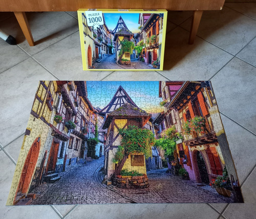 Puzzle eguisheim frankreich - -, eguisheim,