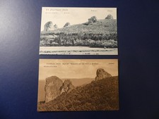Bruchhauser Steine, 2 AK ca. 1920, nicht versandt