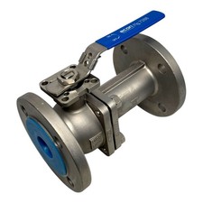 Econ 7288 Kugelhahn DN50 PN40 Edelstahl 1.4408 Feuersicherer Flansch PTFE EX